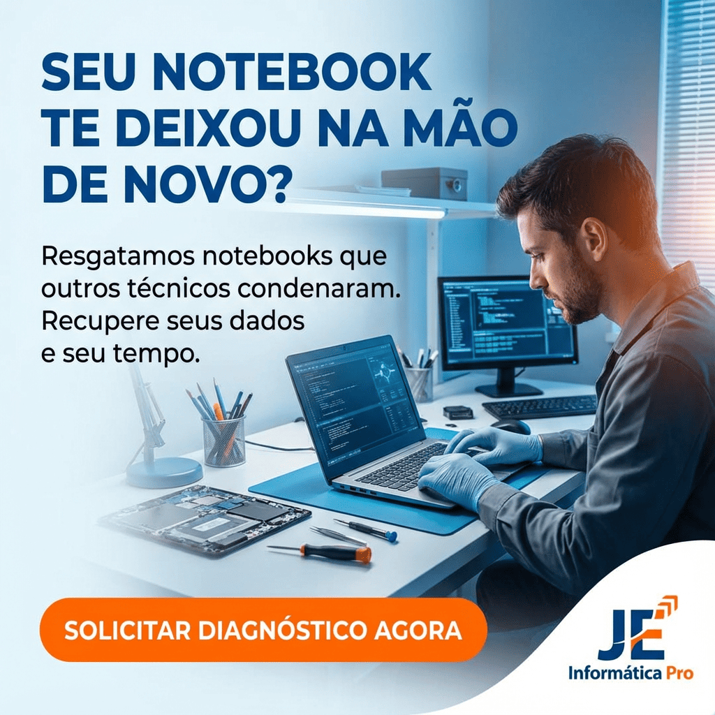 Técnico e bancada de trabalho